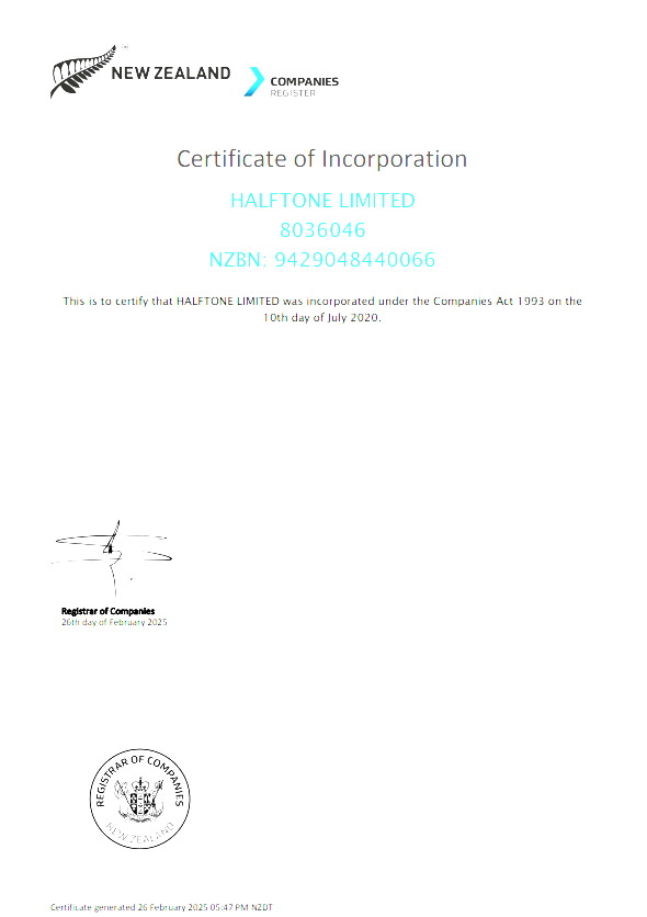 Certificate of Incorporation